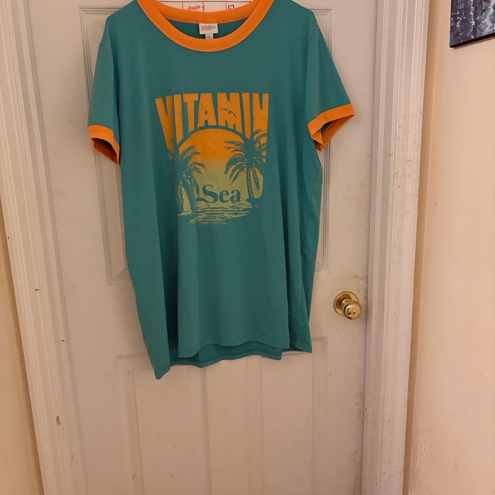 Bundle of Ocean: Mermaid themed tops- LuLaRoe, Torrid Women's Tops sz 18 - Picture 14 of 14